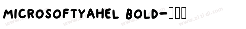 microsoftyahel bold字体转换